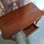 Klassieke Mahonie Houten Sidetable, Haltafel, Wandconsole Af thumbnail 5