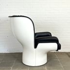 Vintage Longhi Elda Chair Draaifauteuil Van Joe Colombo thumbnail 6