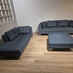 Alberta Collins Hoekbank - Chaise Longue - Stof - Blauw thumbnail 7