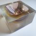 Flavio Poli Murano The Cube Glazen Asbak Vintage Design