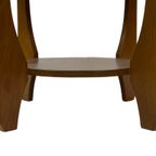 Art Deco Plantentafeltje Bijzettafeltje Eikenhouten Jaren 50 thumbnail 15