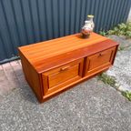 Lowboard Tvmeubel Kastje Vintage Teak Fineer thumbnail 5