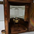 Antieke Navigatielantaarn, Scheepslamp, Scheepslantaarn Ahlemann Schlatter Bremen thumbnail 9