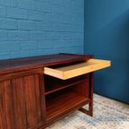 Vintage Palissander Lowboard, Deens Design Van Mørke Møbelfabrik, Jaren 60 thumbnail 2