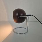 Vintage Space Age Eyeball Lamp Bruin Jaren 70 Design. thumbnail 2