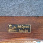 Set Awa Stoelen, Vintage Dinner Chairs, Mohair, Teakhout thumbnail 8