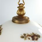 Grote Glazen Bollamp Hanglamp Bloemen Frankrijk thumbnail 4