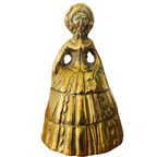 Vintage Messing Tafelbel Victoriaanse Vrouw thumbnail 2