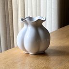 Vintage French White Porcelain Vase thumbnail 5