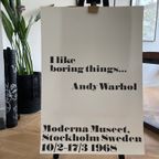 Andy Warhol, I Like Boring Things…, Copyright 2015.. thumbnail 7