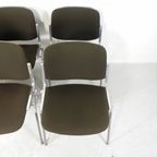 Set Van 6 Castelli Dsc Axis 106 Stoelen Door Giancarlo Piretti, Jaren 60 thumbnail 16