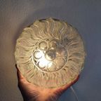 Vintage Plafondlamp Plafonnière Wandlamp Glas Organisch thumbnail 7