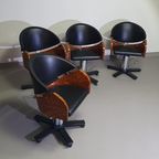 4 X '80S Italian Barber Chair, Height Adjustable thumbnail 8