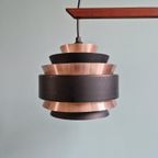 Scandinavische Kroonluchter In Geanodiseerd Aluminium, 1960 thumbnail 7