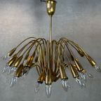 Vintage Brass Italian Sputnik Chandelier thumbnail 6