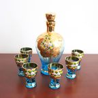 Vintage Egermann Czech Bohemian Liqueur Set, Jaren '60/'70 thumbnail 4