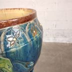 Grote Bloempot Op Staander In Vlaams Aardewerk thumbnail 9
