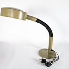 Hala Zeist - Model 708 - Bureaulamp - Olijfgroen - Flexibele Arm - 1970'S thumbnail 3