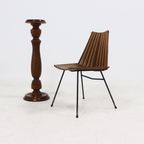 Decorative Solid Wooden Pedestal 1970S thumbnail 8