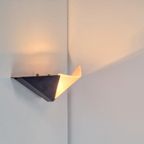 Postmodern G2 Vetri Murano Wandlamp Metaal Glas’80 Italy thumbnail 6