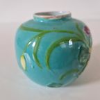 Antieke Chinese Gemberpot Vaasjes Mintgroene Vaas thumbnail 8