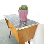 Jaren 50 Kastje Met Lades En Formica Blad Vintage thumbnail 8