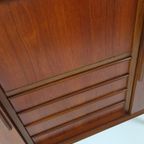 Vintage Teak Houten Wandkast | Buffetkast Deens Kast thumbnail 5