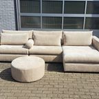 4x6 sofa – X2 Modulaire Hoekbank In Ecru Velours thumbnail 2