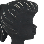 Vintage Wandhoofd Wandhoofdje 'lieke' Keramiek thumbnail 6