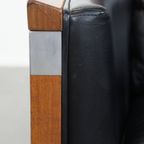 In Goede Staat Verkerende Zwarte Art Deco Schuitema Design Fauteuil Uit De Decoforma Serie thumbnail 10