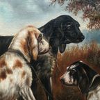 Henry Schouten (1857-1927). Groot Formaat Schilderij. thumbnail 4