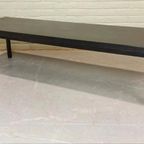 Vintage Mid Century Minimalist Salontafel, Zwart, 145X45 Cm thumbnail 6