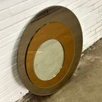 Wand Spiegel Rond Van Metalvetro Galvorame Met Bruin Tinten thumbnail 2