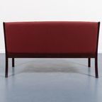 Elegant Two Seat Sofa / Bank From Ole Wanscher For P. Jeppensen thumbnail 7