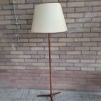 Scandinavische Teakhouten Vloerlamp thumbnail 5