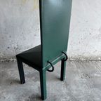 Set Fo 4 Arcadia Green Leather Chairs By Paolo Piva For B&B Italia thumbnail 11