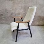 Vintage Fauteuil Met Zachte Teddy Stof thumbnail 11