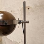 Vintage Vloerlamp Bruine Bollenlamp Bollamp Gepo , Herda ? thumbnail 5
