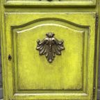 Uniek Hoog Kastje Met Lade In Helder Groen thumbnail 13