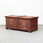 Antieke Beschilderde Bruidskist 1854 thumbnail 4