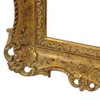 Vintage Houten Barok Rococo Stijl Lijst Klassiek Goud 35x29cm thumbnail 9