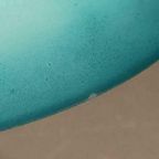 Vintage Frost Glass Tafellamp, Groen/blauw thumbnail 2