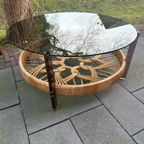 Rattan En Glazen Coffeetable thumbnail 3