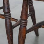 Tijdloze Elegante Set Van 10 Antieke Engelse Oxford Eetkamer/ Keuken Stoelen thumbnail 12