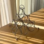 Vintage Stainless Steel Wire Pyramid Fruit Basket thumbnail 3