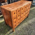 Oude Chinese Ladenkast / Apothekerskast Afm. 123X55Cm En 91C thumbnail 4