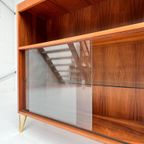 Deense Vitrinekast 101 Cm Hoog, 1960'S thumbnail 4