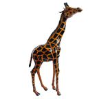Set Mid-century Handgeschilderde Lederen Giraffen Xl 1970’s thumbnail 6