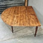 Antieke Tafel Eettafel Franse Wandtafel thumbnail 26