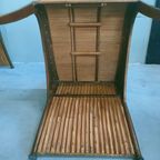 Rattan Vintage Eetkamerstoelen Unieke Set Van 6 thumbnail 16